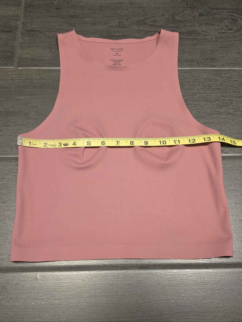 FRANCESCA'S Mi Ami Buttery Soft Dusty Pink High-Neck Sleeveless Stretchy Top - Picture 5 of 7